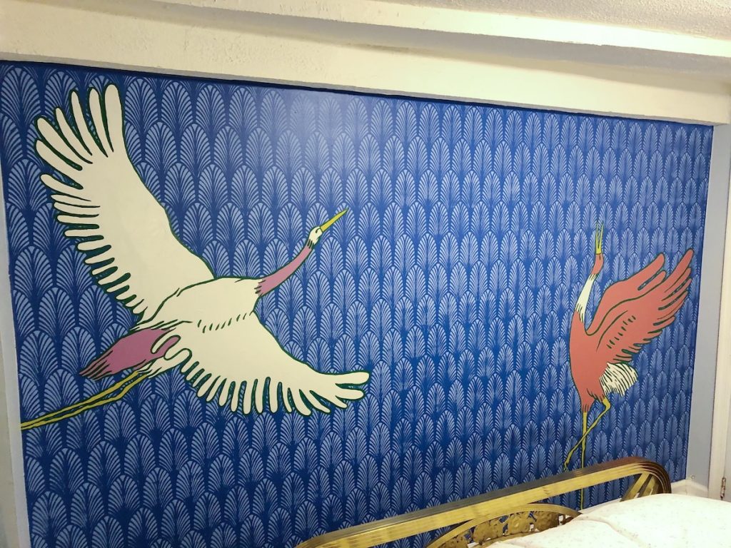 Cranes mural by Ashley Jaye Williams